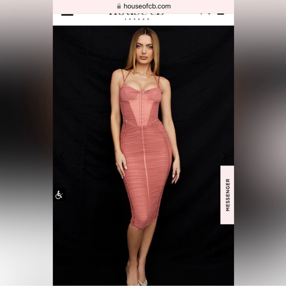 House of CB Mariah rose dress